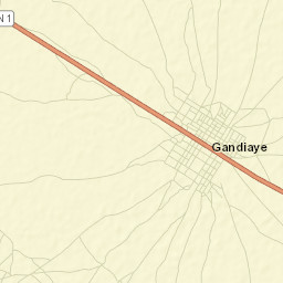 Gandiaye Street Map