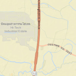 Amphoe Bang Pa-in Street Map