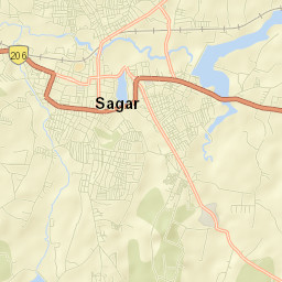 Sagar Street Map