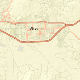 Axum Street Map