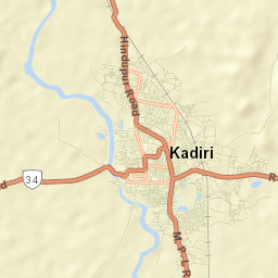 Kadiri Street Map