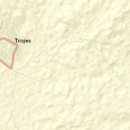 Las Trojes Street Map