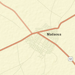 Madaoua Street Map