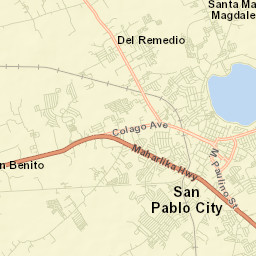 San Pablo Street Map