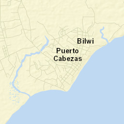 Puerto Cabezas Street Map