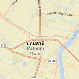 Pathum Thani Street Map
