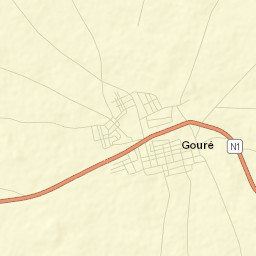 Gouré Street Map