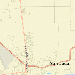 Puerto San José Street Map