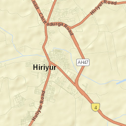 Hiriyur Street Map