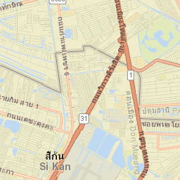 Don Mueang Street Map