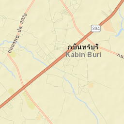 Kabin Buri Street Map