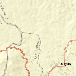 Juayúa Street Map
