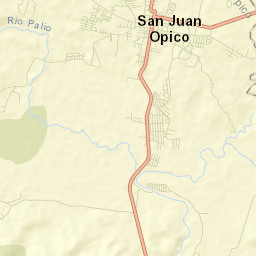 San Juan Opico Street Map