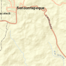 Sensuntepeque Street Map