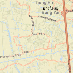 Amphoe Bang Yai Street Map