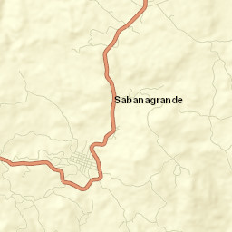 Sabanagrande Street Map