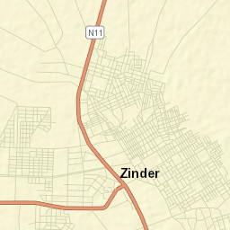 Zinder Street Map