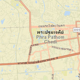 Nakhon Pathom Street Map