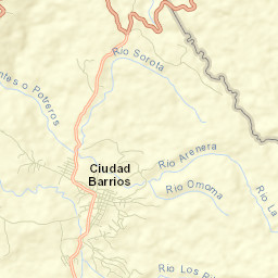 Ciudad Barrios Street Map