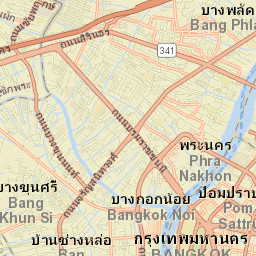 Phra Nakhon Street Map