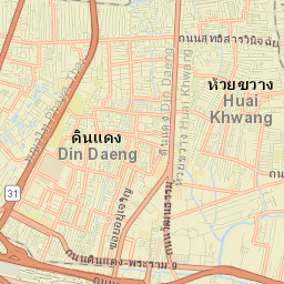 Huai Khwang Street Map