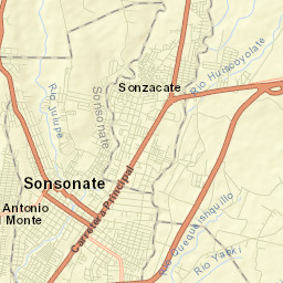 Sonzacate Street Map