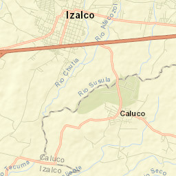 Izalco Street Map