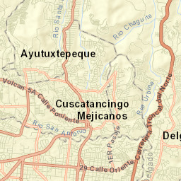 Cuscatancingo Street Map