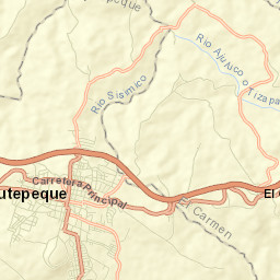 Cojutepeque Street Map