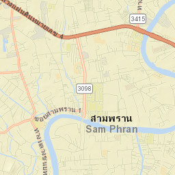 Amphoe Sam Phran Street Map