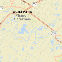 Phanom Sarakham Street Map