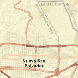 Santa Tecla Street Map