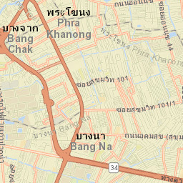 Phra Khanong Street Map