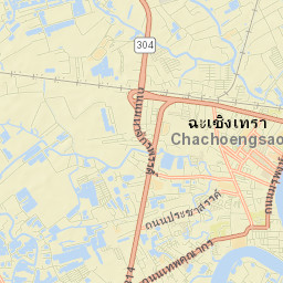 Chachoengsao Street Map