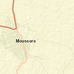 Moussoro Street Map
