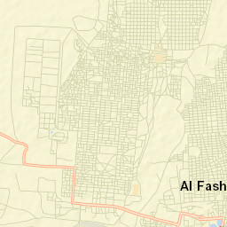 El Fasher Street Map