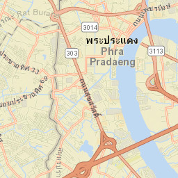 Phra Pradaeng Street Map