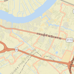 Amphoe Phra Pradaeng Street Map