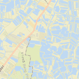 Amphoe Bang Sao Thong Street Map