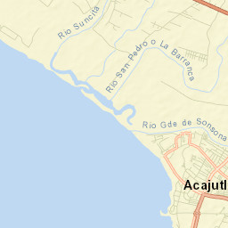 Acajutla Street Map