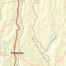 Zaragoza Street Map