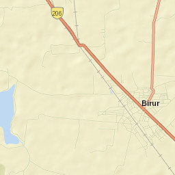 Birur Street Map