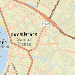 Samut Prakan Street Map