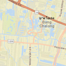 Amphoe Bang Phli Street Map