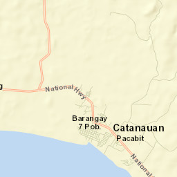 Catanauan Street Map