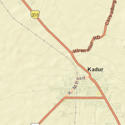 Kadur Street Map