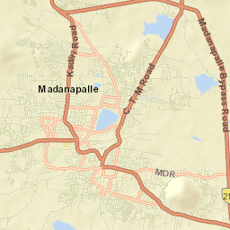 Madanapalle Street Map