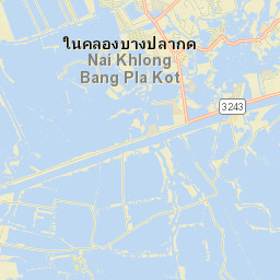 Amphoe Phra Samut Chedi Street Map
