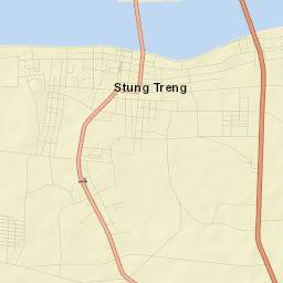 Stung Treng Street Map