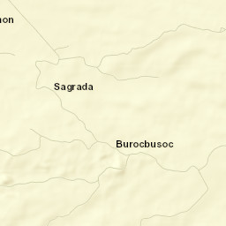Sagrada Street Map